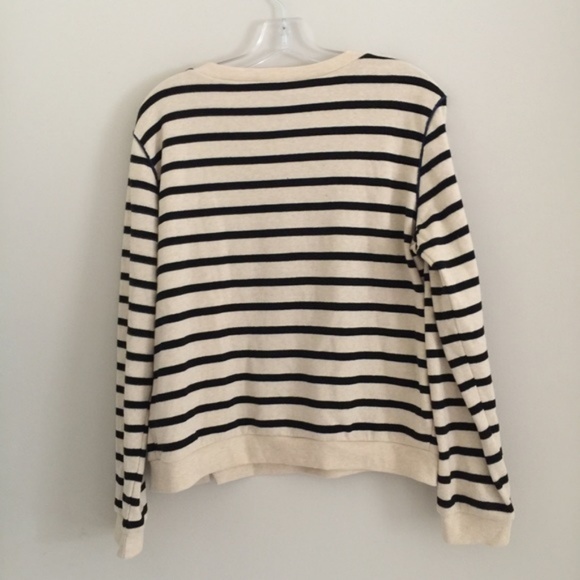 Anthropologie Finn Striped Pullover Top new SIZE LP PL petite size - Picture 5 of 9